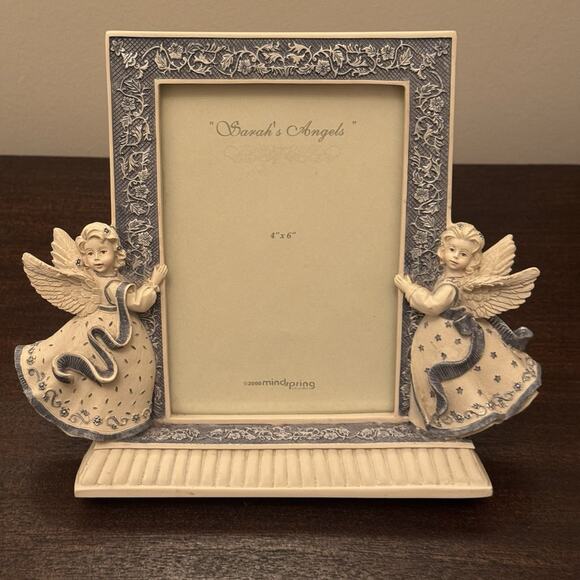 VTG Picture Frame 4 x 6 Sarah's Angels MindSpring GrannyCore Religious Cherubs - Picture 8 of 16